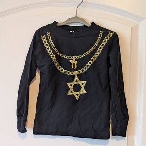 Toddler Jewish Chains Funny Long Sleeve Tshirt 2T
